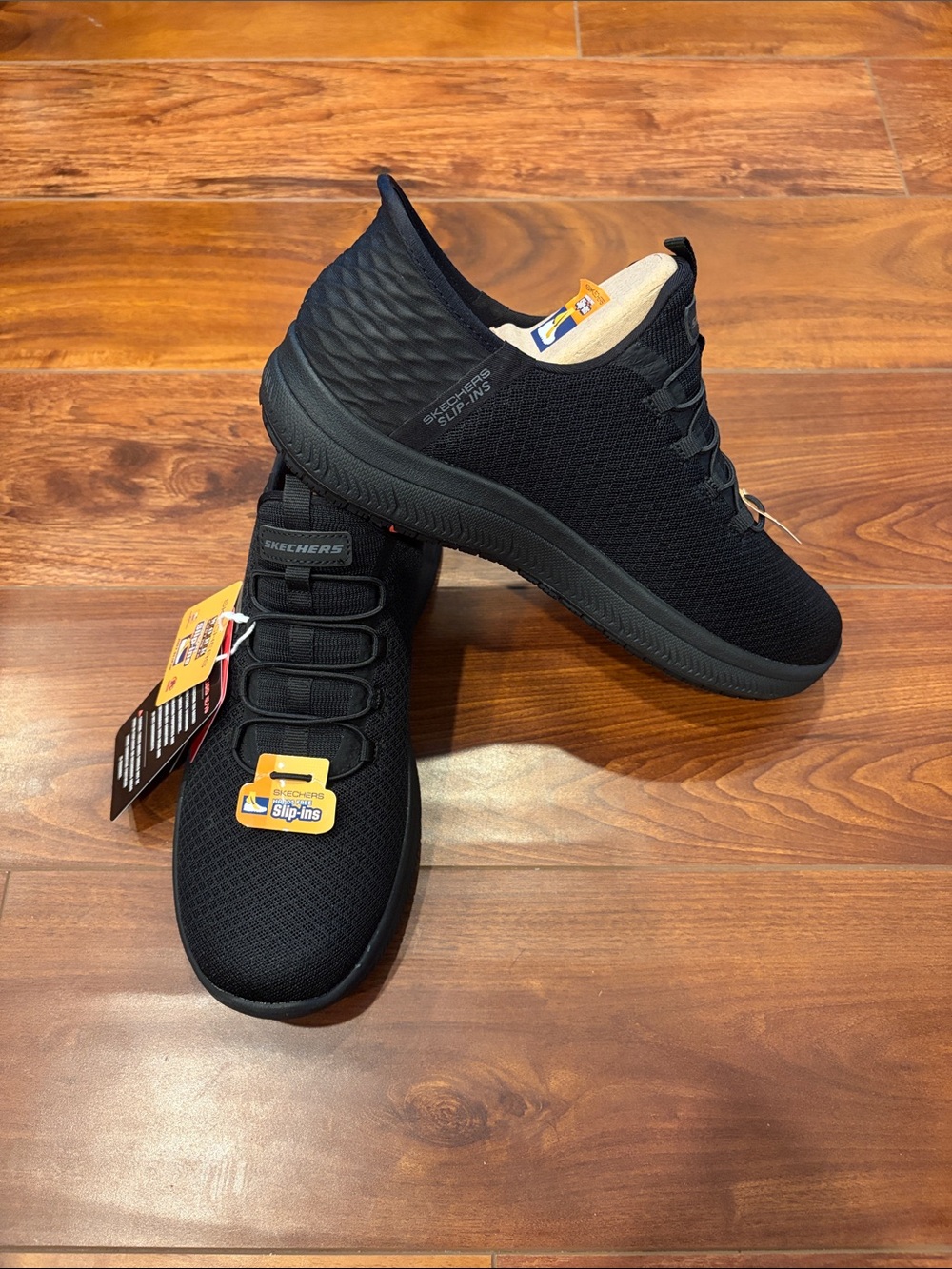 Skechers Hands Free Slip-ins Work Summits Enslee Black Women’s 8.5W NWOB Tags - Picture 12 of 16